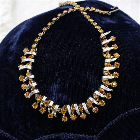 vintage necklace dior|christian dior by kramer jewelry.